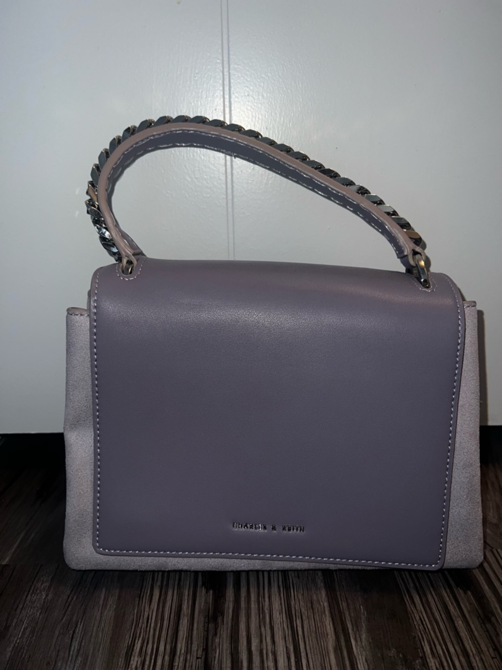 CHARLES & KEITH Lilac Top-Handle  Bag